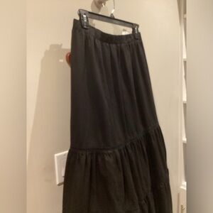 Cloth &  stone black maxi skirt